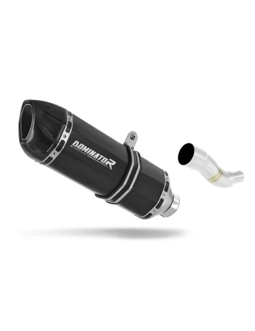 Silencieux slip-on Dominator HP1 Noir pour Piaggio X9 125 (2000-2009)