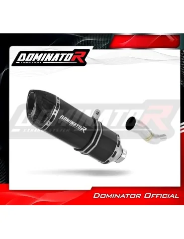 Silencieux slip-on Dominator HP1 Noir pour Piaggio X9 125 (2000-2009)