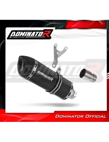 Silencieux slip-on Dominator HP1 Noir pour Piaggio MP3 500