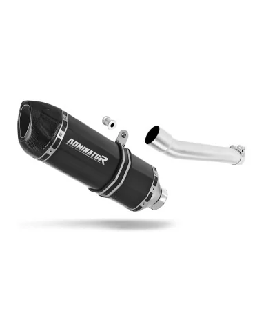 Silencieux slip-on Dominator HP1 Noir pour MuZ MZ Skorpion 660 (1994-2003)