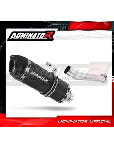 Silencieux slip-on Dominator HP1 Noir pour MuZ MZ Skorpion 660 (1994-2003)