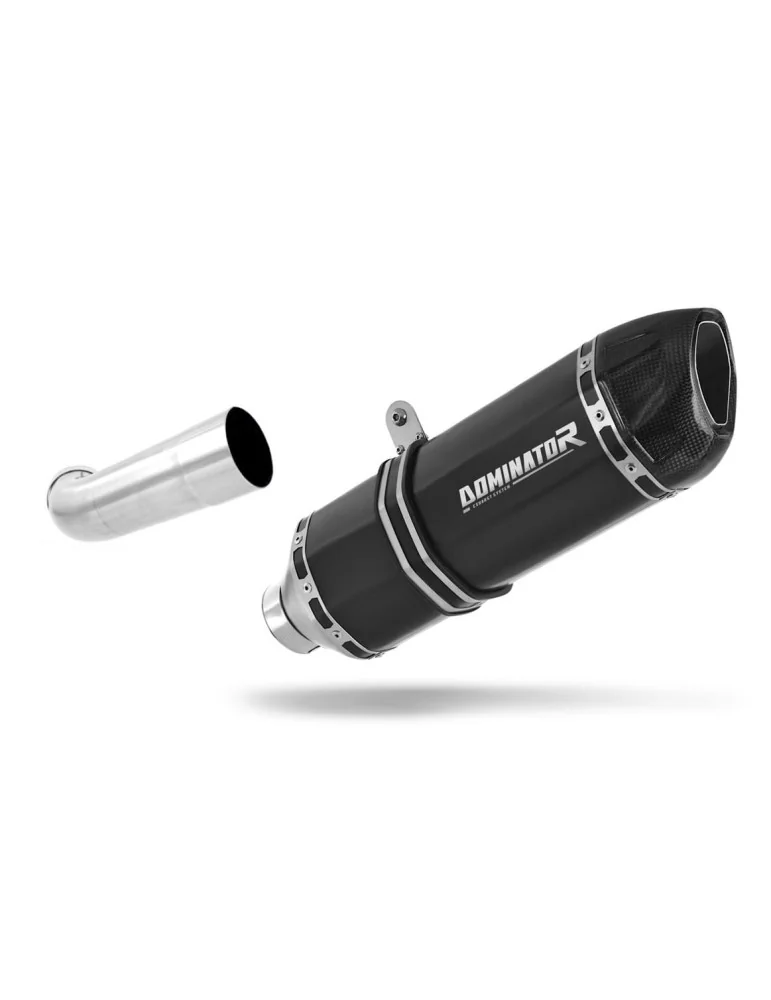 Silencieux slip-on Dominator HP1 Noir pour Moto Guzzi Norge 1200