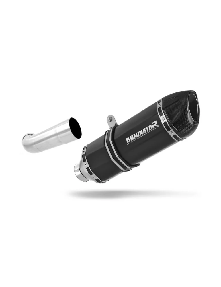 Silencieux slip-on Dominator HP1 Noir pour Moto Guzzi 1200 Sport 4V