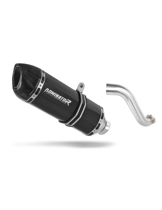 Silencieux slip-on Dominator HP1 Noir pour KTM 690 Duke 2012-2018, vue 1