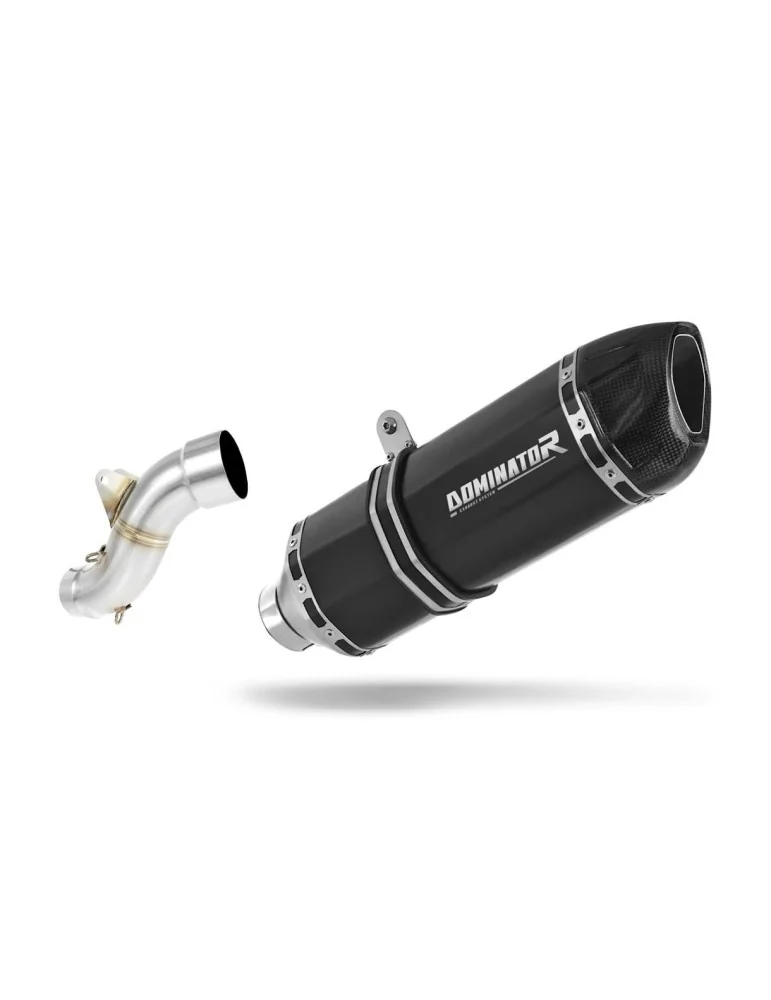 Silencieux slip-on Dominator HP1 Noir pour KTM LC4 625 SMC (2004)