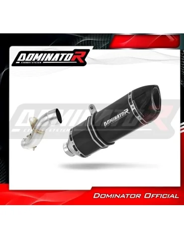 Silencieux slip-on Dominator HP1 Noir pour KTM LC4 625 SMC (2004)