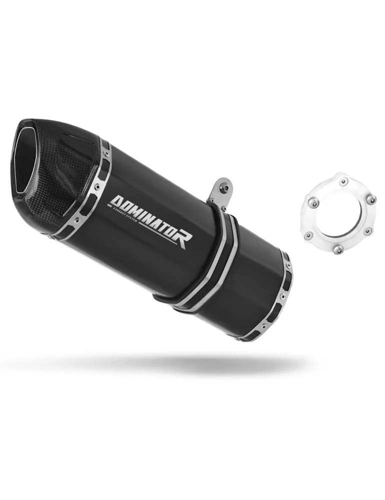 Silencieux bolt-on Dominator HP1 Noir pour Kawasaki ZRX 1100