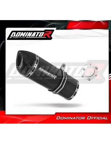 Silencieux bolt-on Dominator HP1 Noir pour Kawasaki ZRX 1100