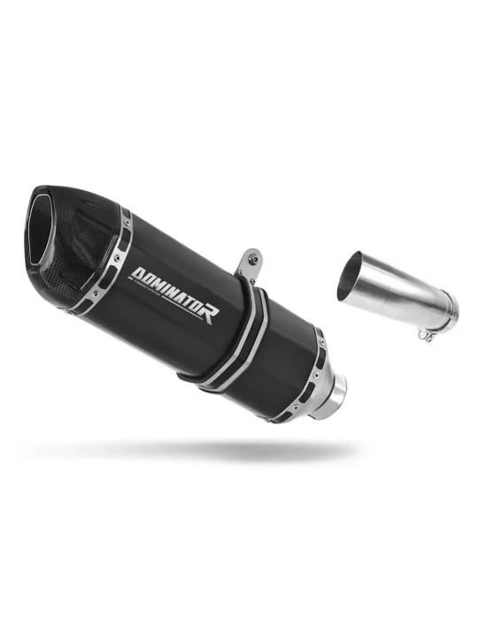 Silencieux slip-on Dominator HP1 Noir pour Kawasaki ZX10R 2011-2015, vue 1