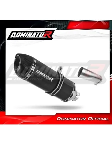 Silencieux slip-on Dominator HP1 Noir pour Kawasaki ZX10R (2011-2015)
