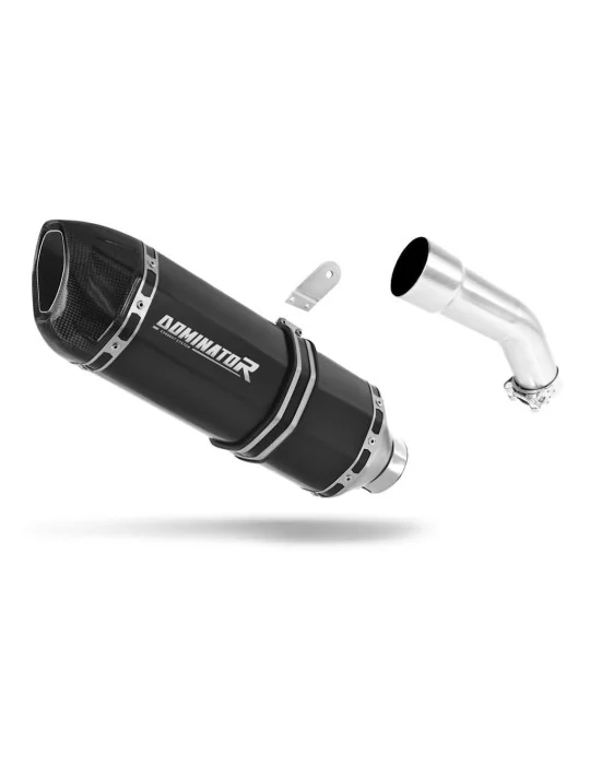 Silencieux slip-on Dominator HP1 Noir pour Kawasaki ZX10R 2008-2010, vue 1