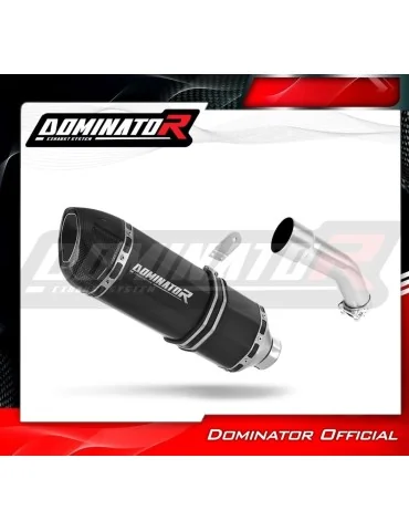 Silencieux slip-on Dominator HP1 Noir pour Kawasaki ZX10R (2008-2010)