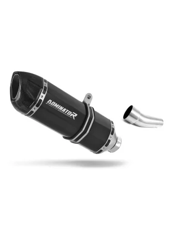 Silencieux slip-on Dominator HP1 Noir pour Kawasaki ZX6R 636 (2009-2016)