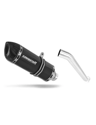 Silencieux slip-on Dominator HP1 Noir pour Kawasaki ZX6R 636 (2003-2004)