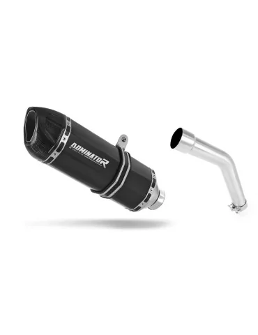 Silencieux slip-on Dominator HP1 Noir pour Kawasaki KLE 500 – 2007 (1991)