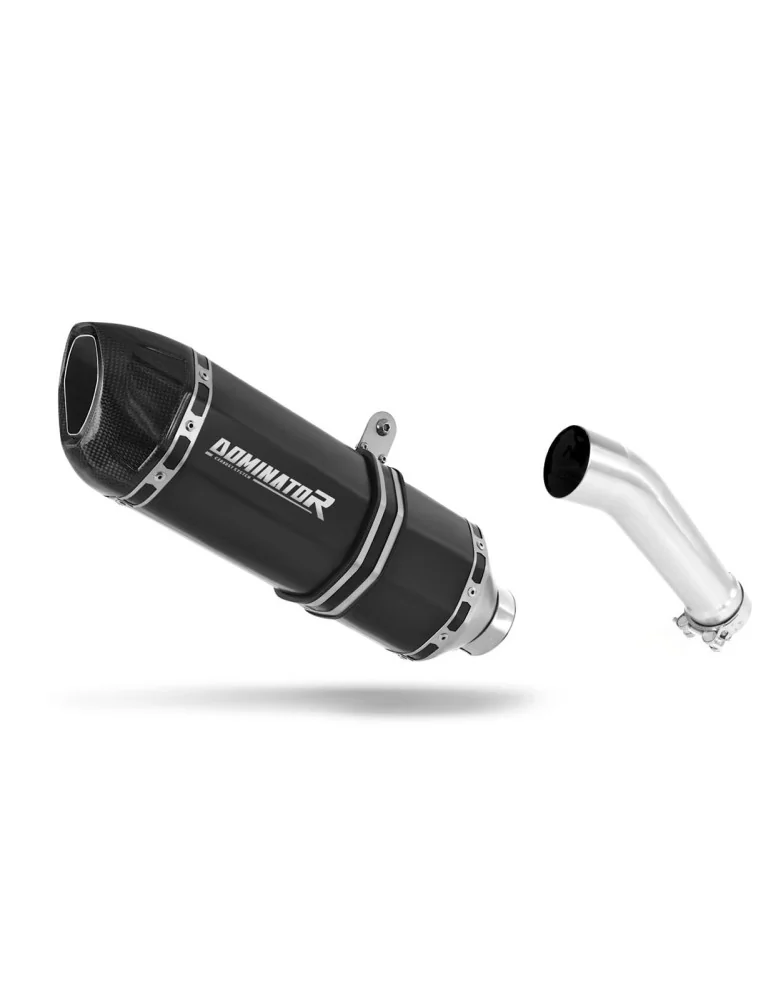 Silencieux slip-on Dominator HP1 Noir pour Kawasaki ER 5 500 (1996-2006)