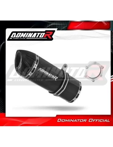 Silencieux bolt-on Dominator HP1 Noir pour Hyosung GT 650