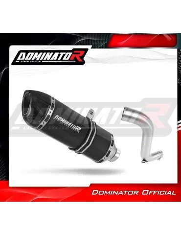 Silencieux slip-on Dominator HP1 Noir pour Honda VFR 1200 F (2010-2018)