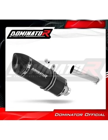 Silencieux slip-on Dominator HP1 Noir pour Honda CBF 1000 (2010-2013)