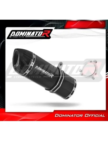 Silencieux bolt-on Dominator HP1 Noir pour Honda CBR 929 (2000-2001)