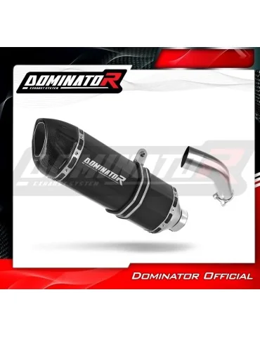 Silencieux slip-on Dominator HP1 Noir pour Honda VFR 800 F (2014-2019)