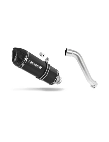 Silencieux slip-on Dominator HP1 Noir pour Honda XL 650 V Transalp (2001-2007)
