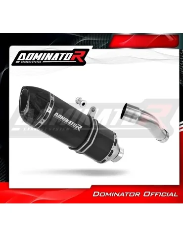 Silencieux slip-on Dominator HP1 Noir pour Honda CBR 600F PC41 (2011-2015)