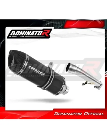 Silencieux slip-on Dominator HP1 Noir pour Honda CBF 600 (2008-2013)