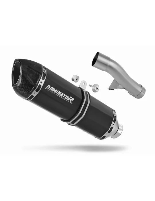 Silencieux slip-on Dominator HP1 Noir pour Honda CBF 600 2004-2007, vue 1