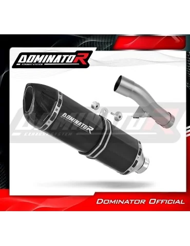 Silencieux slip-on Dominator HP1 Noir pour Honda CBF 600 (2004-2007)