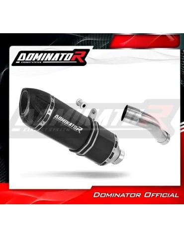 Silencieux slip-on Dominator HP1 Noir pour Honda CB 600F Hornet PC41 (2007-2013)