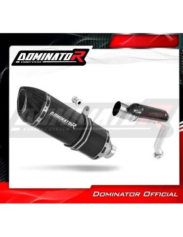 Silencieux slip-on Dominator HP1 Noir pour Honda CB 600F Hornet (2003-2006)