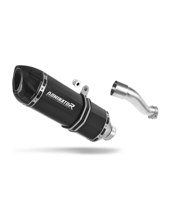 Silencieux slip-on Dominator HP1 Noir pour Honda CBR 500 R 2016-2023, vue 1