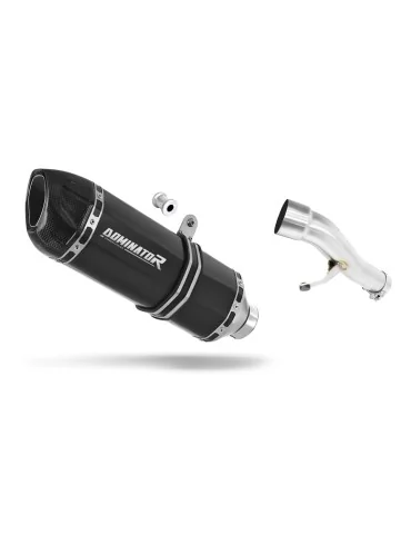 Silencieux slip-on Dominator HP1 Noir pour Honda CBF 500 (2006-2008)