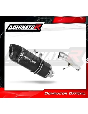 Silencieux slip-on Dominator HP1 Noir pour Honda CBF 500 (2004-2005)