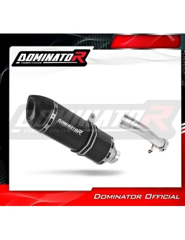 Silencieux slip-on Dominator HP1 Noir pour Honda CB 500 X (2013-2016)