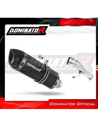 Silencieux slip-on Dominator HP1 Noir pour Honda CB 500 (1993-2003)
