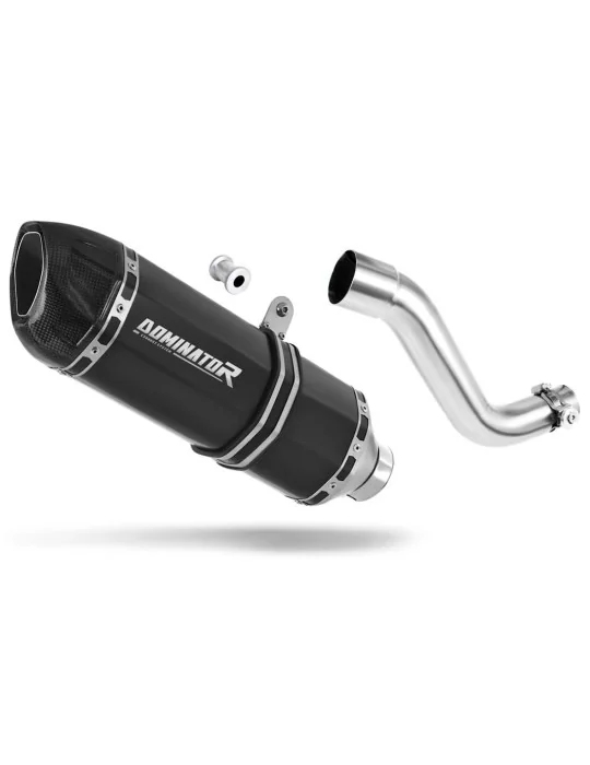 Silencieux slip-on Dominator HP1 Noir pour Honda CRF 250 Rally 2017-2019, vue 1