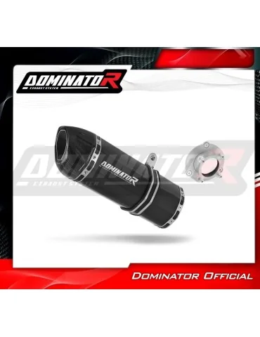 Silencieux bolt-on Dominator HP1 Noir pour Honda CBF 250 (2004-2006)