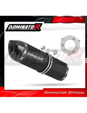 Silencieux bolt-on Dominator HP1 Noir pour Honda CBR 125 (2004-2010)