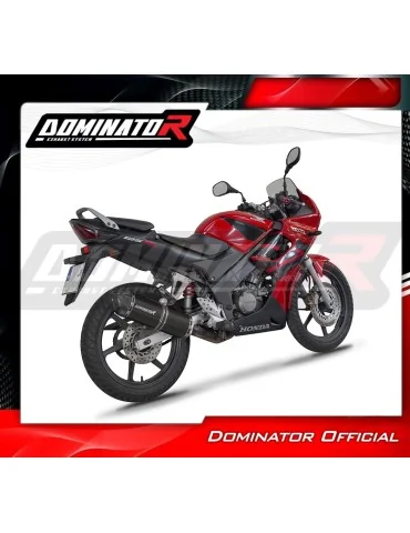 Silencieux bolt-on Dominator HP1 Noir pour Honda CBR 125 (2004-2010)