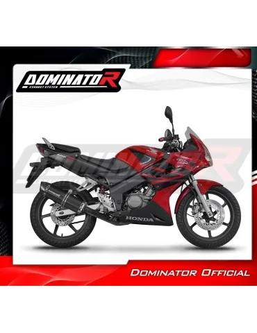 Silencieux bolt-on Dominator HP1 Noir pour Honda CBR 125 (2004-2010)
