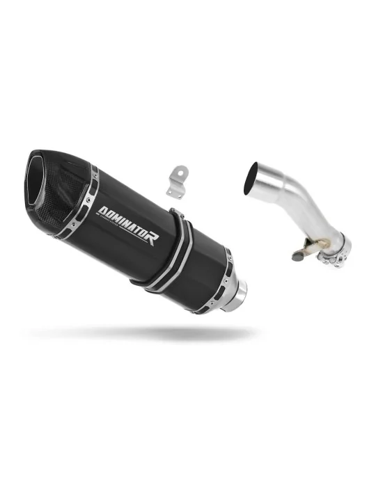 Silencieux slip-on Dominator HP1 Noir pour Honda NC 700 / 750 X 2012-2020, vue 1