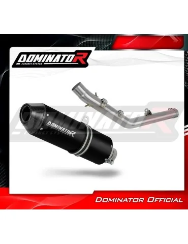 Silencieux slip-on Dominator MX2 Noir pour Kove 450 Rally (2023-2025)