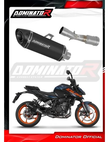 Silencieux slip-on Dominator HP8 Noir pour KTM 250 Duke (2024)