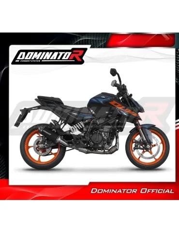 Silencieux slip-on Dominator HP8 Noir pour KTM 125 Duke (2024)