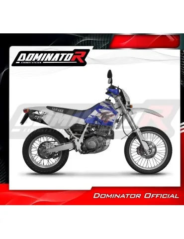 Silencieux slip-on Dominator MX2 Noir pour Yamaha TT 600E (1994-2003)
