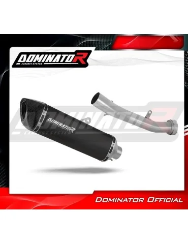 Silencieux slip-on Dominator HP6 Noir pour Kawasaki ZX10R / RR (2021-2025)