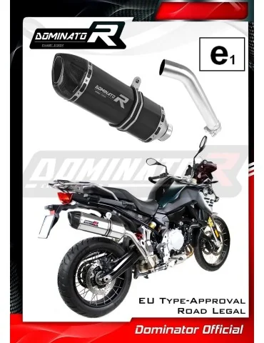 Silencieux slip-on homologué Dominator HP1 Noir pour BMW F850GS (2016-2020)