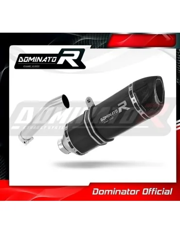 Silencieux slip-on Dominator HP1 Noir pour BMW F650GS (2000-2003)